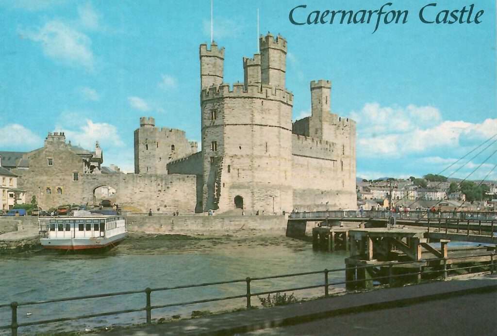 Caernarfon Castle and Aber Bridge (Wales)