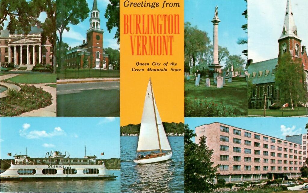 Burlington, Greetings, multiple view (Vermont, USA)