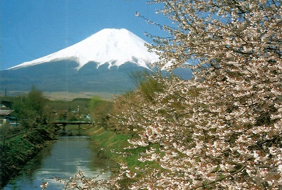 Mt. Fuji from Oshino-mura