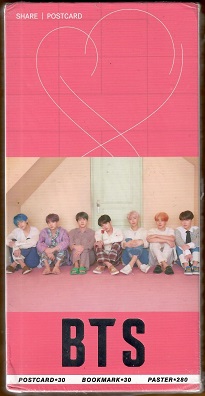 BTS – Boxed set of (30) postcards, bookmarks, and stickers