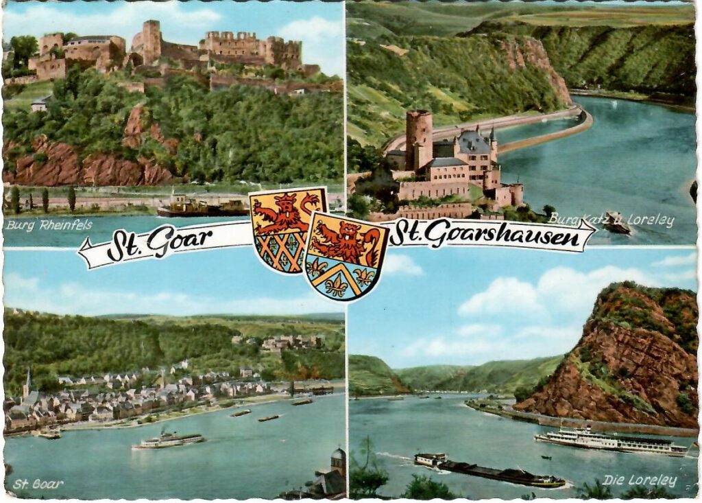 St. Goar and St. Goarshausen, multiple views (Germany)