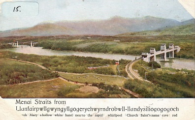 Menai Straits from Llanfairpwllgwyngyllgogerychwyrndrobwllllantysiliogogogoch