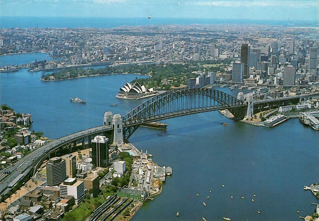 Sydney Harbour, aerial view
