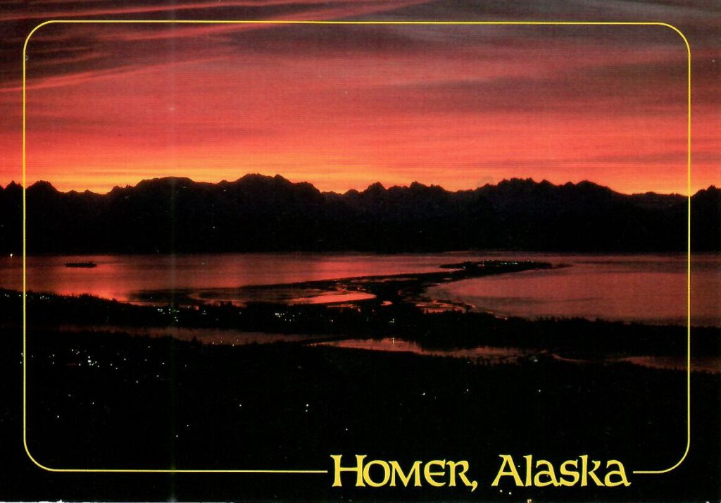 Homer Spit in Sunset (Alaska)