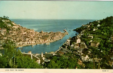 Looe (Cornwall) from the Downs