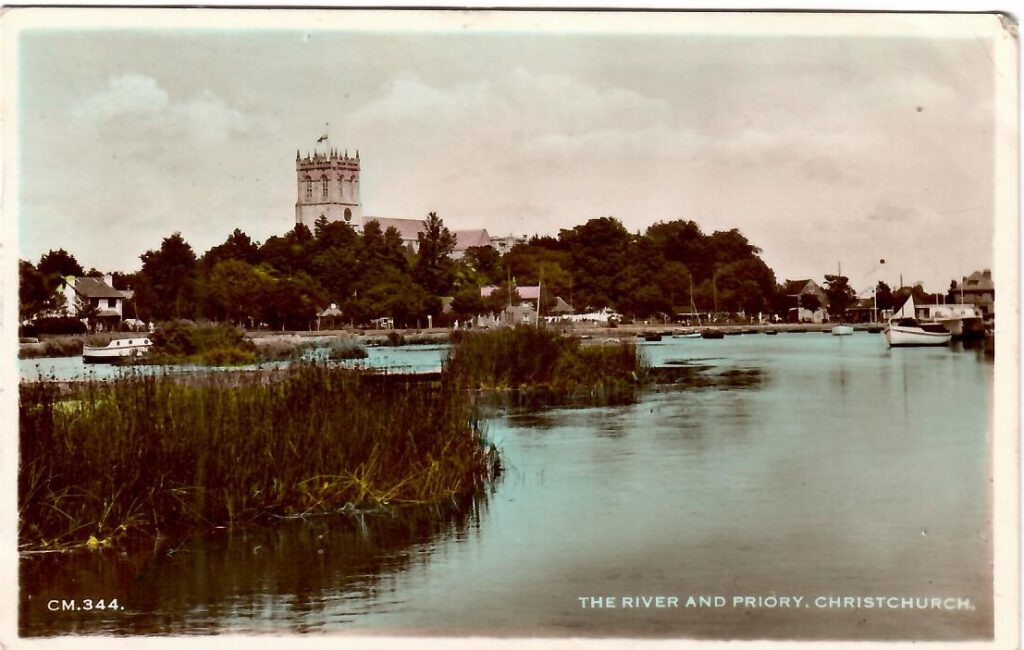 Christchurch, The River and Priory (England)