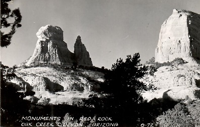 Oak Creek Canyon, Monuments in Red Rock