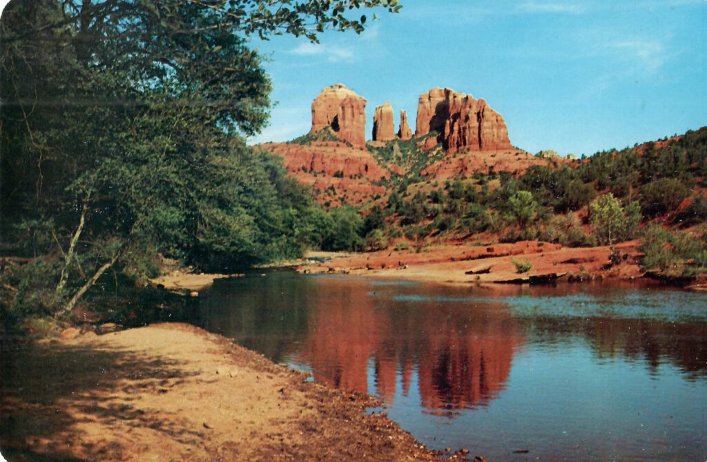 Oak Creek Canyon, foot of Court House Rock