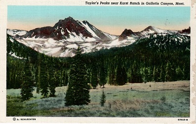 Gallatin Canyon, Taylor’s Peaks near Karst Ranch