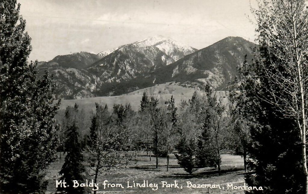 Bozeman, Mt. Baldy from Lindley Park (Montana, USA)