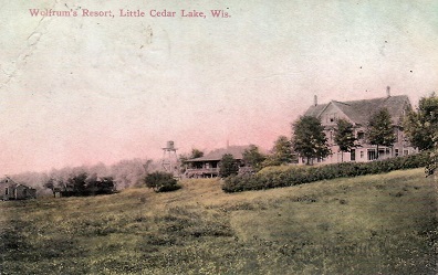 Little Cedar Lake, Wolfrum’s Resort