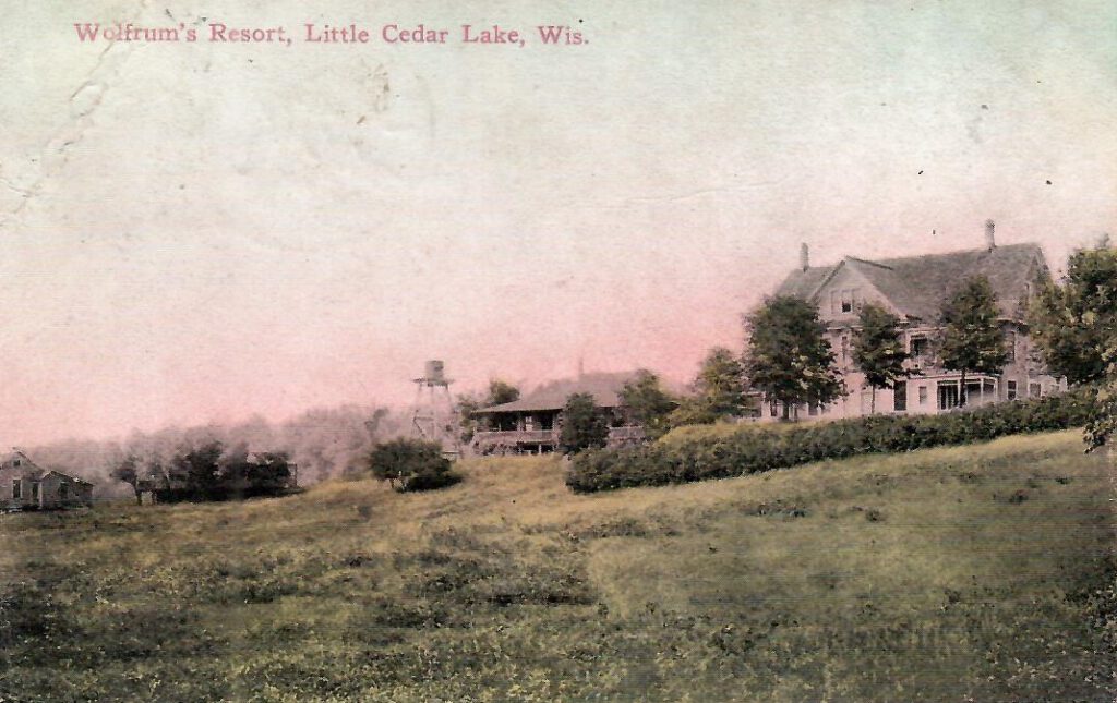 Little Cedar Lake, Wolfrum’s Resort (Wisconsin, USA)