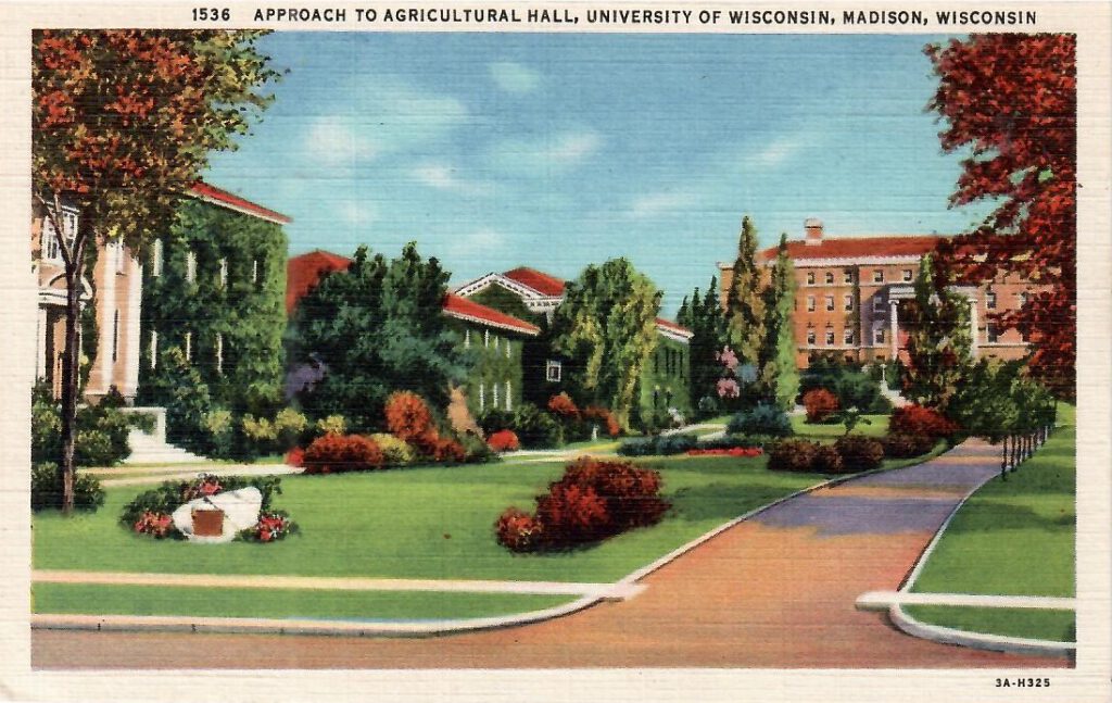 Madison, University of Wisconsin, Approach to Agricultural Hall (USA)