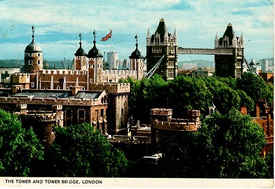 London, The Tower and Tower Bridge