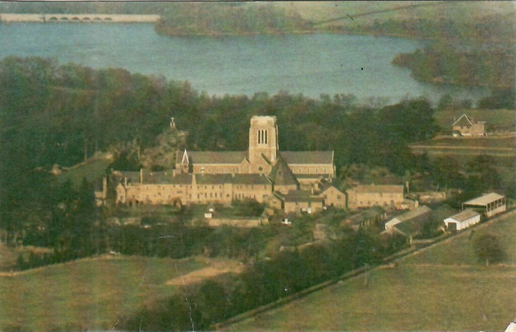 Mount Saint Bernard Abbey, Viewed from South (England)