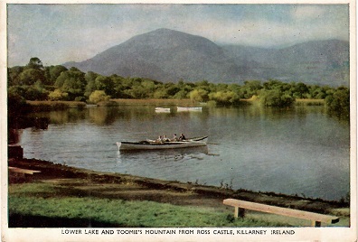 Lower Lake and Toomie’s Mountain from Ross Castle, Killarney (Rep. of Ireland)