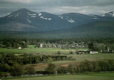 River Spey, Nethybridge and Cairngorm Mountains
