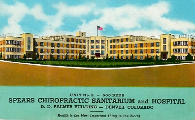 Denver, Spears Chiropractic Sanitarium and Hospital