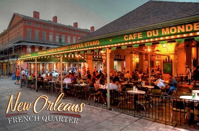 New Orleans, French Quarter, Cafe du Monde