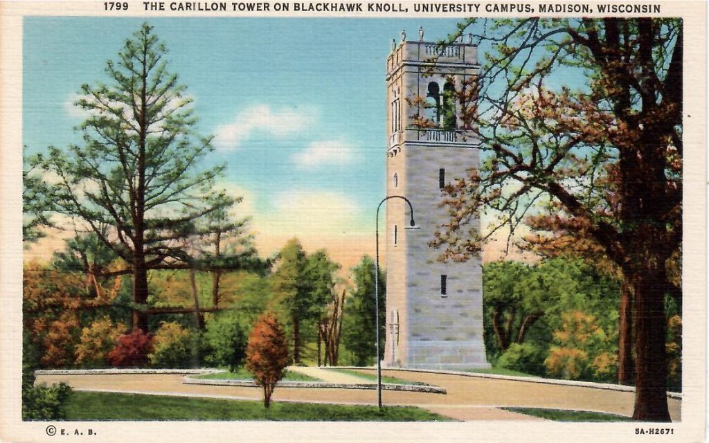 Madison, University of Wisconsin, Carillon Tower on Blackhawk Knoll (USA)