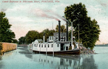 Portage, Canal Entrance to Wisconsin River