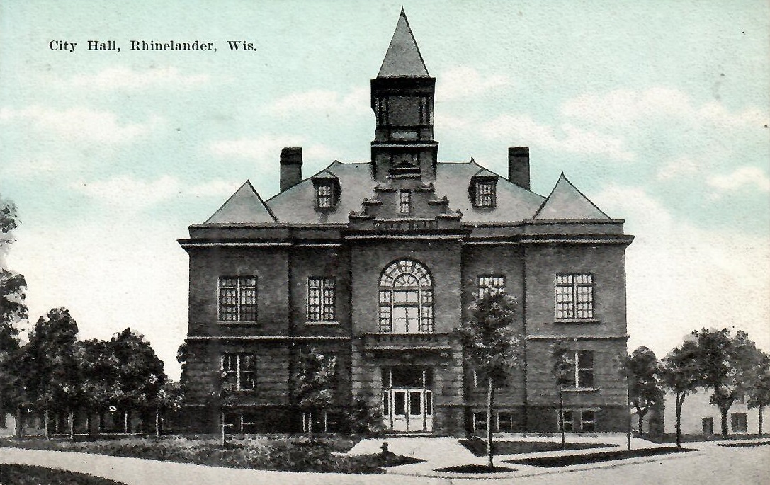 Rhinelander, City Hall (Wisconsin, USA)