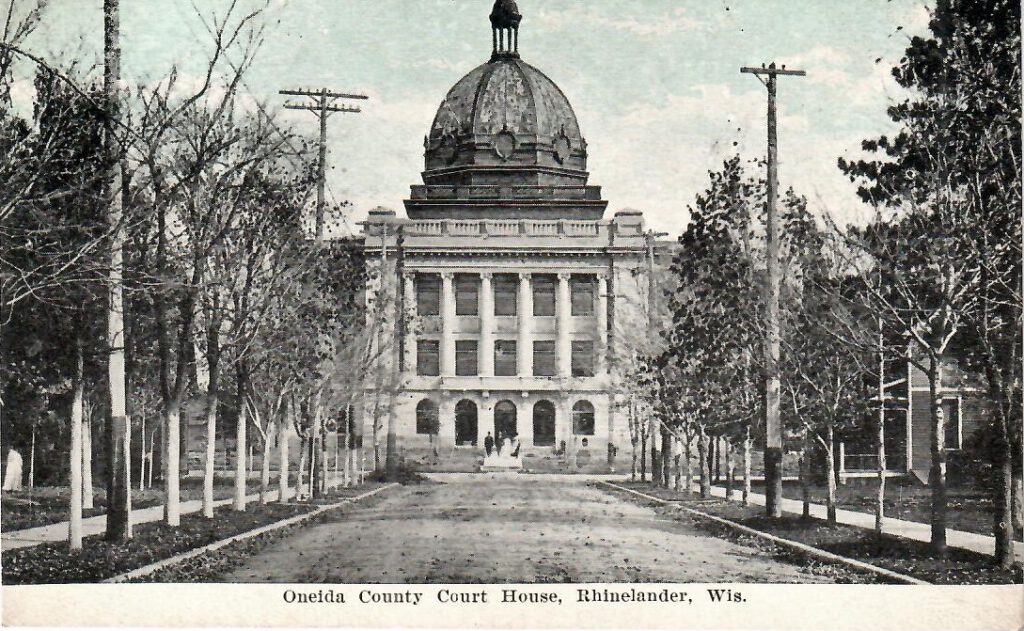 Rhinelander, Oneida County Court House (Wisconsin, USA)