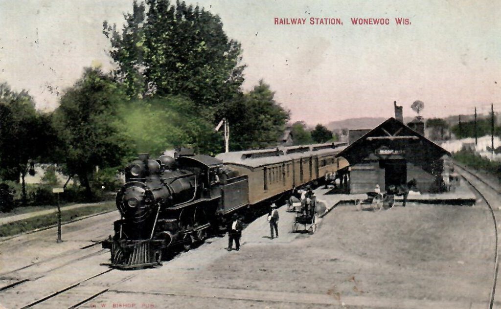 Wonewoc, Railway Station (Wisconsin, USA)