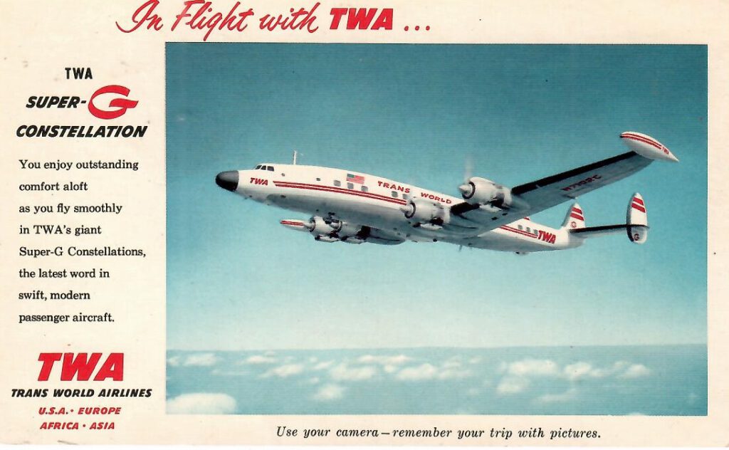 In Flight with TWA