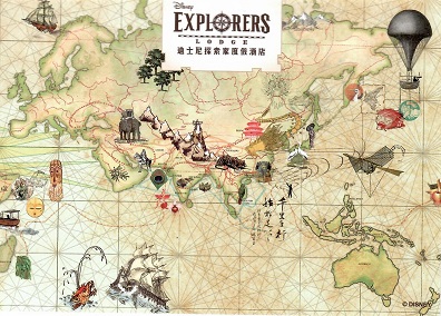 Disney Explorers Lodge (Hong Kong) – map