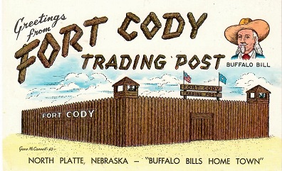 North Platte, Greetings from Fort Cody Trading Post (Nebraska, USA)