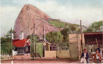 The Rock from Frontier Gates (Gibraltar)