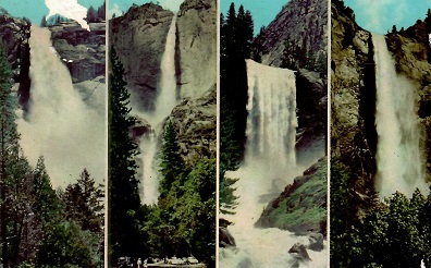 Yosemite National Park, The Four Falls