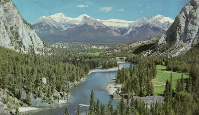Banff, Canadian Rockies, The Bow Valley and Bow River (Canada)