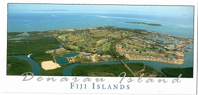 Denarau Island, aerial view