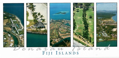 Denarau, multiple views with golf (Fiji)