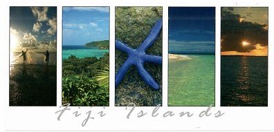 Images from the Fiji Islands, starfish and other views