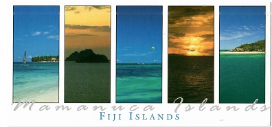 Mamanuca Islands, two sunsets and other views (Fiji)