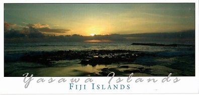 Yasawa Islands, sunset