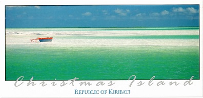 The stunning lagoon on Christmas Island (Kiribati)