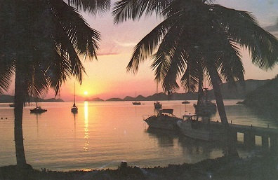 Peter Island, Sunset across Little Harbour (BVI)