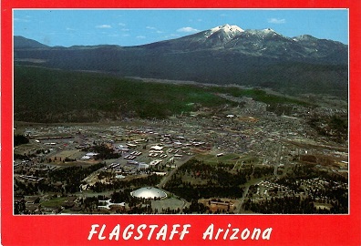 Flagstaff and San Francisco Peaks (Arizona, USA)