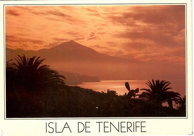 Tenerife, Mount Teide and golden sunset