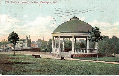 Wilmington, Pavilion Entrance to Zoo (Delaware, USA)