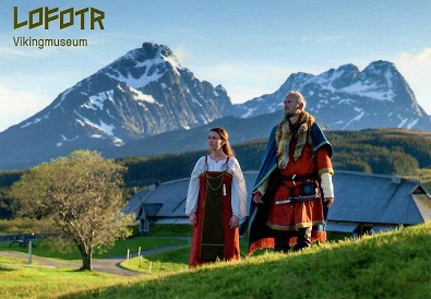 Lofotr Vikingmuseum – mountains