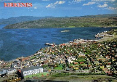 Kirkenes, aerial view