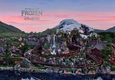 Hong Kong Disneyland, World of Frozen, Shore and mountain