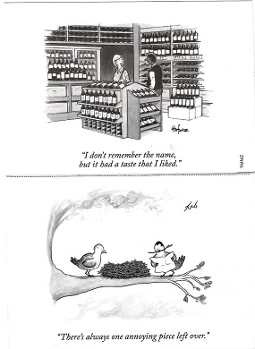 New Yorker cartoons (link of 4)