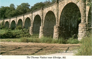 Elkridge, The Thomas Viaduct (Maryland, USA)