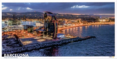 Barcelona, Platja de la Barceloneta, Edifici Vela